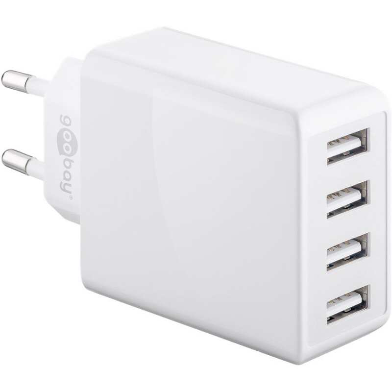 Goobay 230V 4 x USB lader 30W / 3A