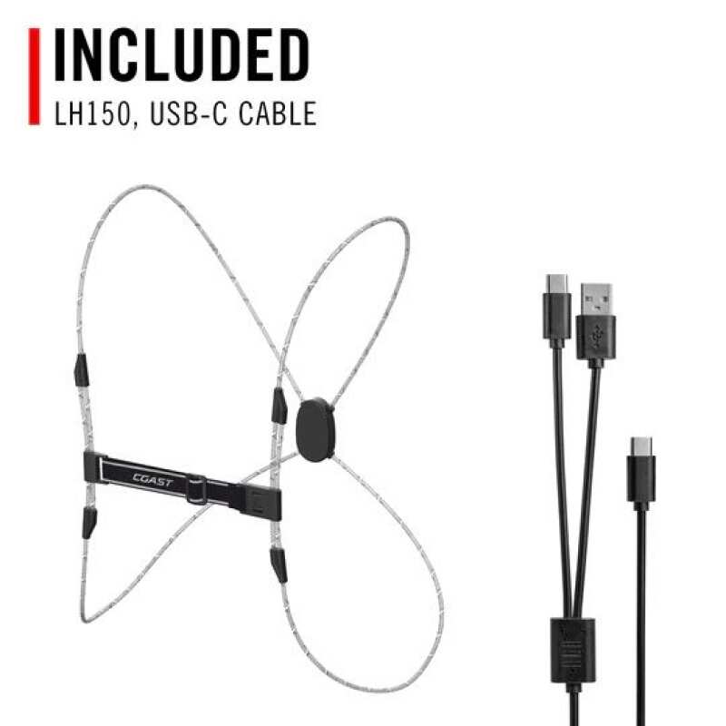 Coast LH150 Sikkerhetsvest med LED - Bilde 4