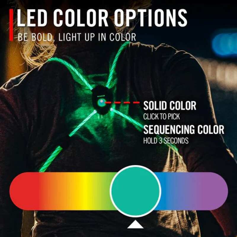 Coast LH150 Sikkerhetsvest med LED - Bilde 2