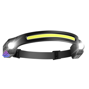 Japcell HLS650 Oppladbar hodelykt med sensor - 650 lumen
