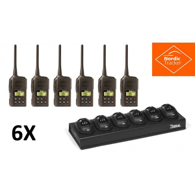 6 stk Zodiac Freetalk Pro  UHF