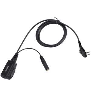 Hytera mikrofon m/PTT og kontakt for ørehøyttaler for PD4-/PD5-/BD6-serien