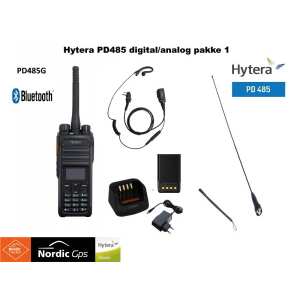 Hytera PD485 digital / analog jaktradiopakke