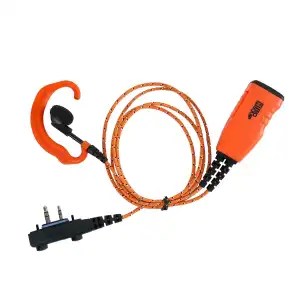 ICOM ProEquip PRO-P610LS/LA Headset, FabricLine, mik/PTT, C-shell, orange