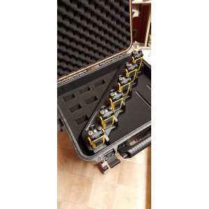 6 stk Hytera BD615 VHF 136-174 MHz radiopakke med koffert