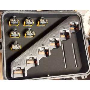 6 stk Hytera BD615 UHF 400-470 MHz radiopakke med koffert
