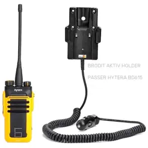 Aktiv holder for sig-plugg for Hytera BD 615