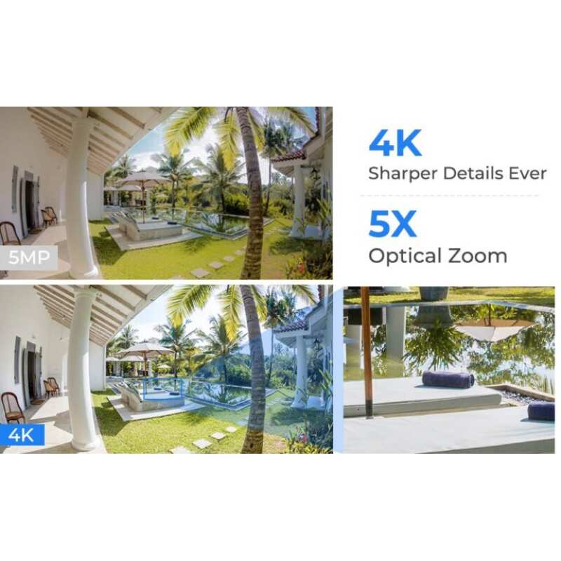 Reolink RLC-842A 4K dome PoE kamera med AI og 5X optisk zoom - Bilde 7