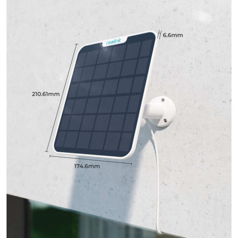 6 watt solcellepanel til Reolink kameraer - Bilde 4